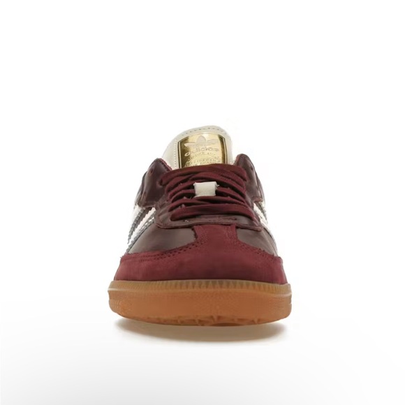 Adidas Samba OG brand Maroon Gold Metallic - Picture 3 of 8
